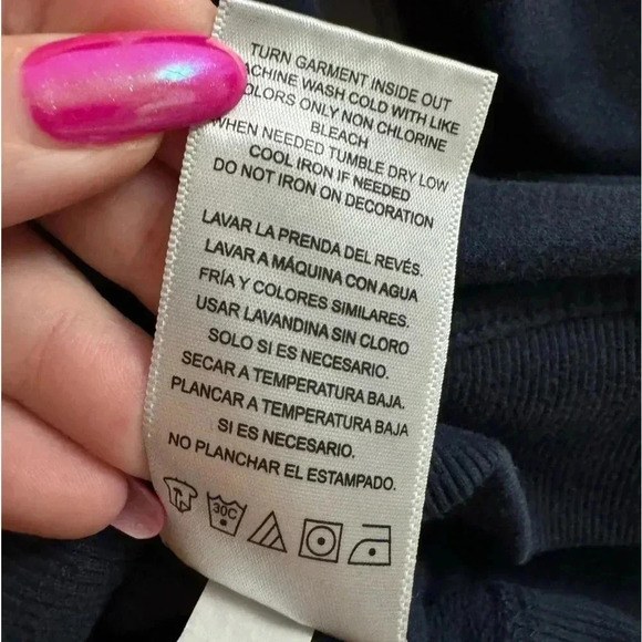 Vintage Champion Unisex Navy Sweatshirt Y2K Size XL Oversized Comfy Athlesuire - Picture 6 of 10